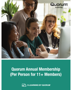 Quorum Membership for Groups                                                                         (Per Person for 11+ Members)